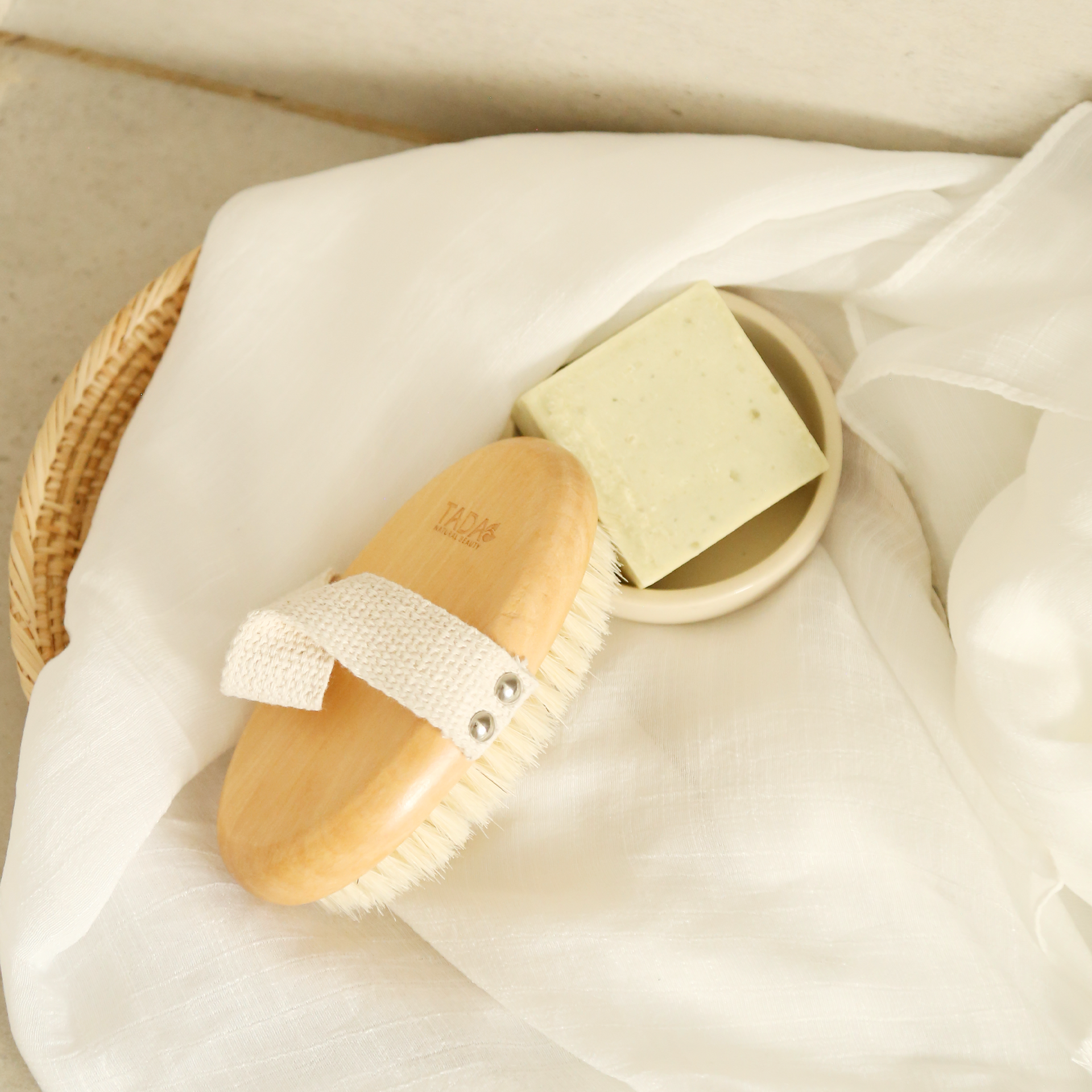 Soft Bristle Band Body Brush