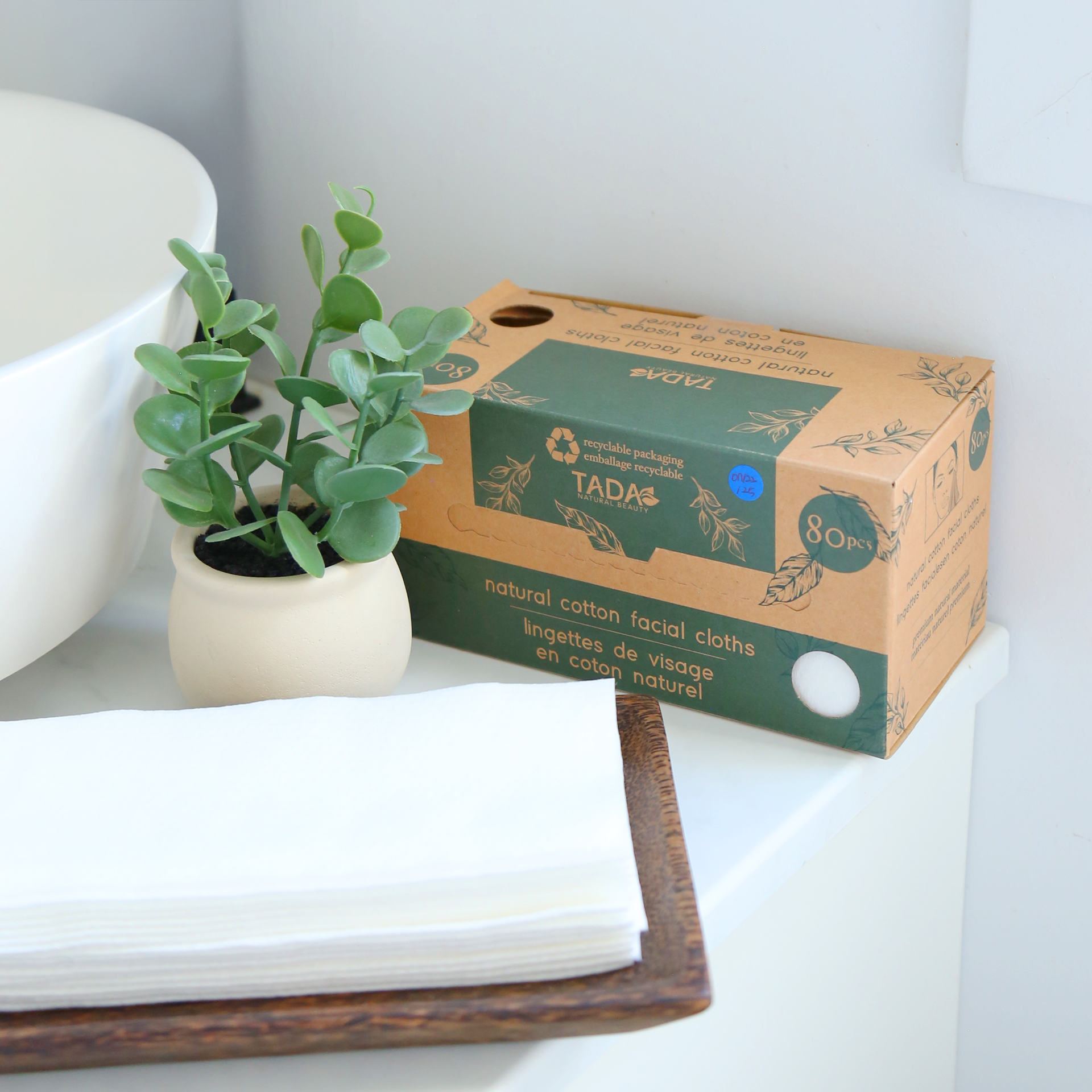 Natural Cotton Facial Cloths