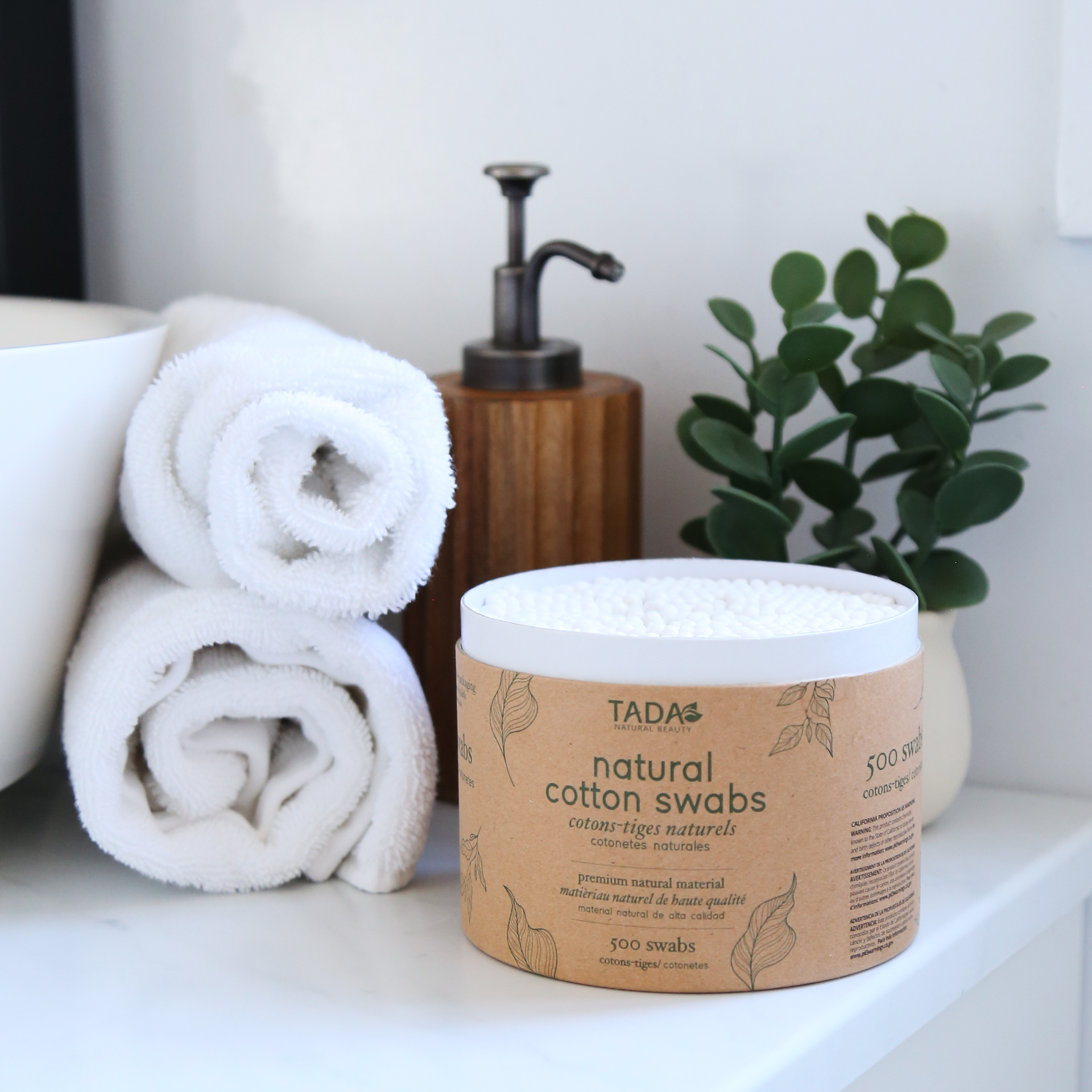 Natural Cotton Swabs