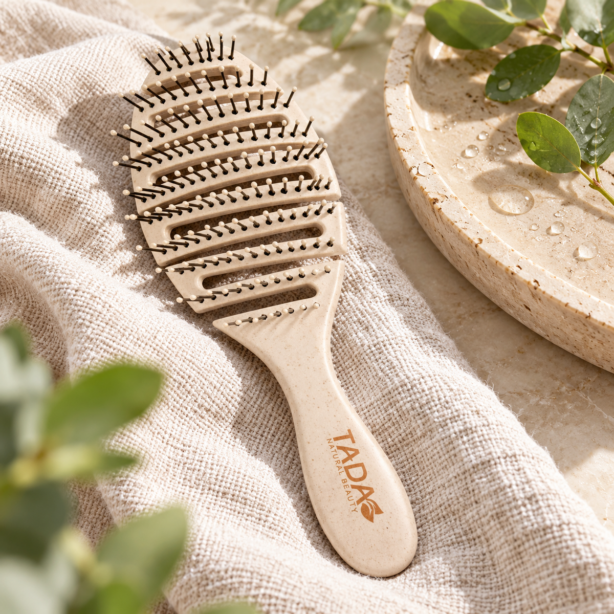 Detangler Hair Brush, Beige