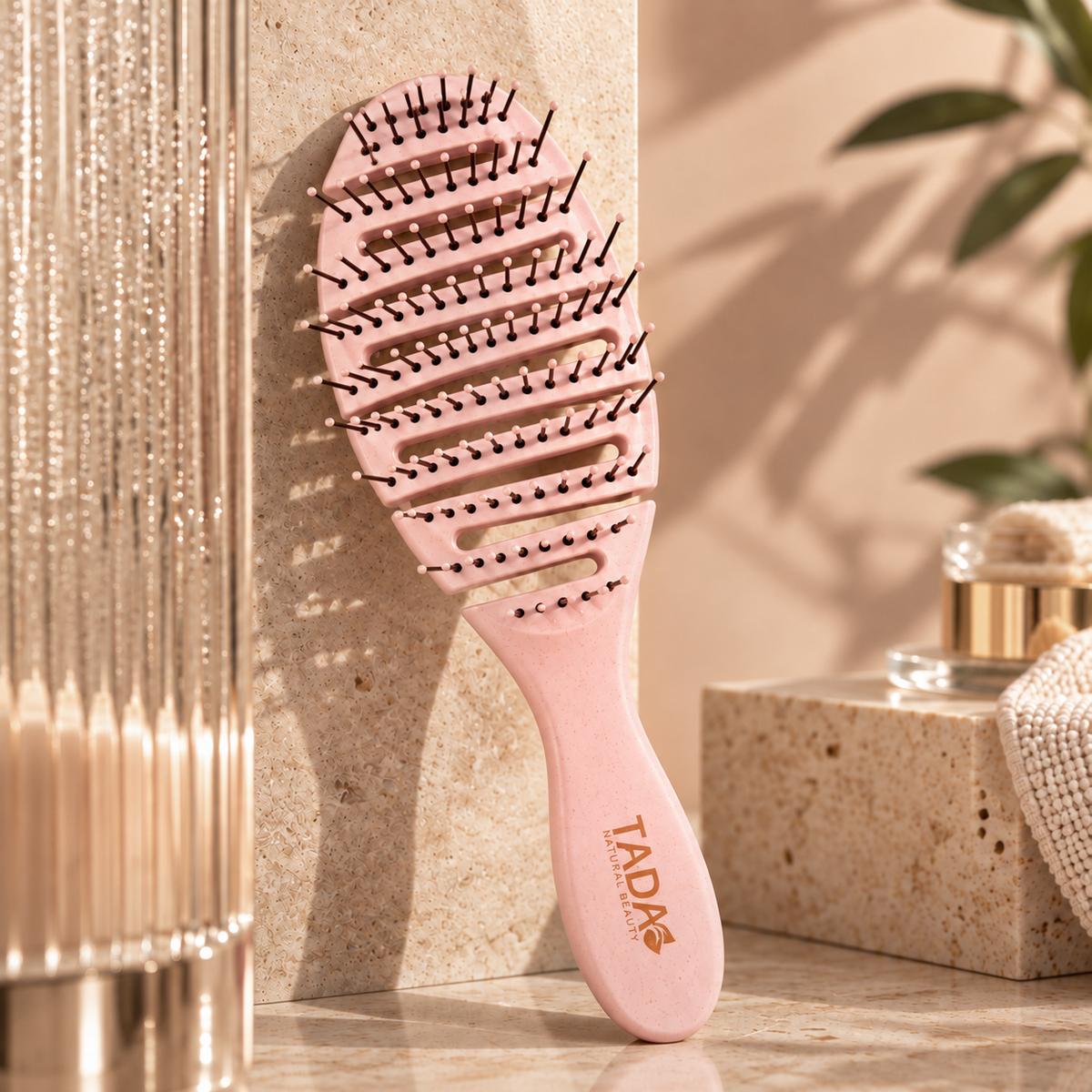 Detangler Hair Brush, Pink