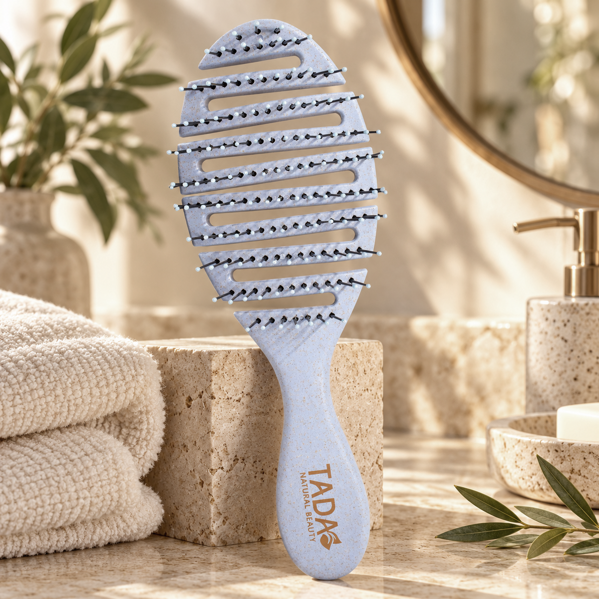 Detangler Hair Brush, Blue