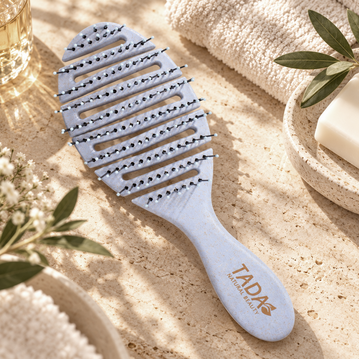 Detangler Hair Brush, Blue