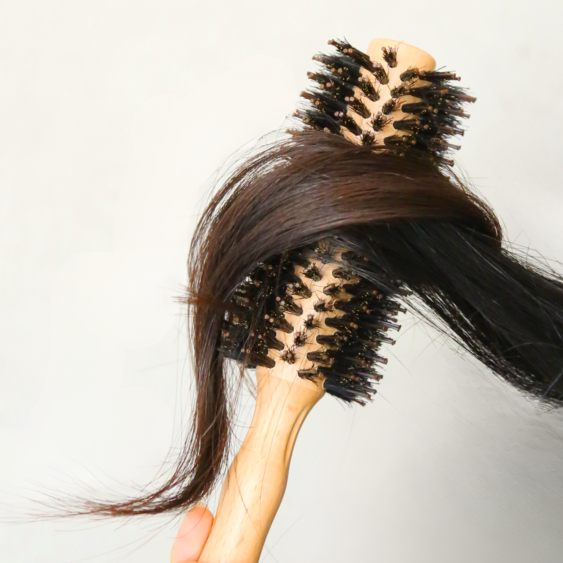 Medium Barrel Boar Round Brush