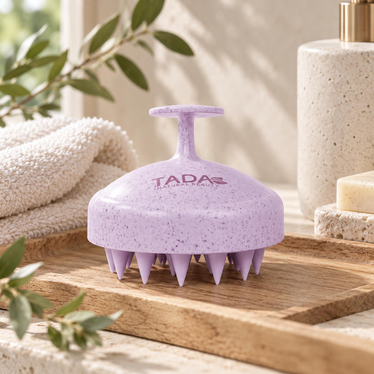 Biodegradable Wheat Straw Shampoo Scalp Brush, Lavender