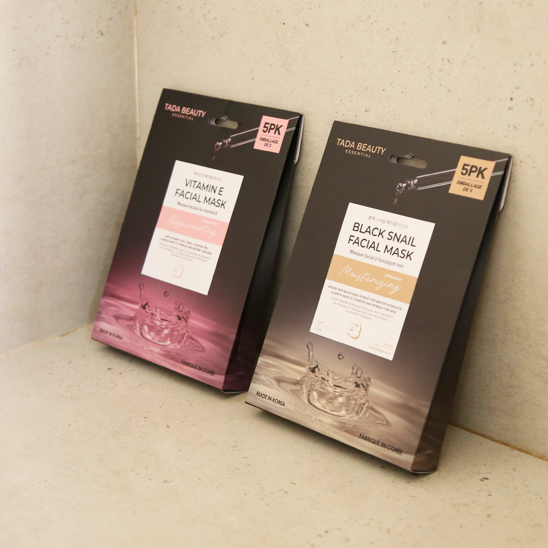 Black Snail Facial Mask (5pk)