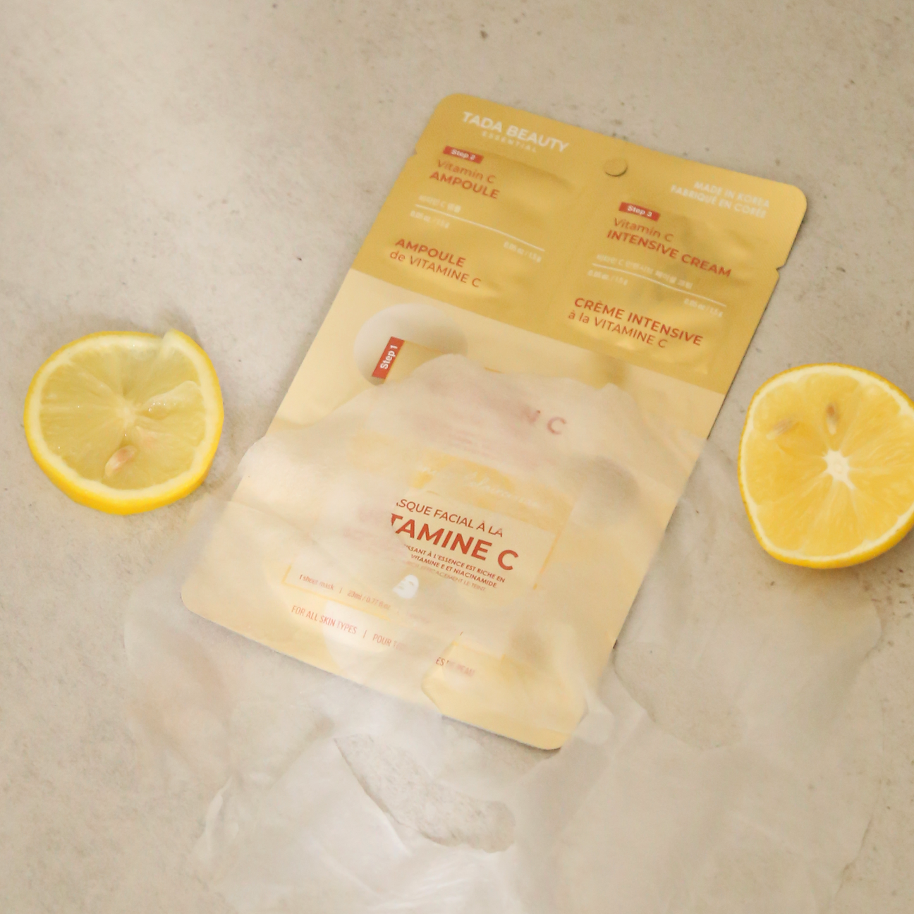 3-Step Vitamin C Facial Mask (5pk)