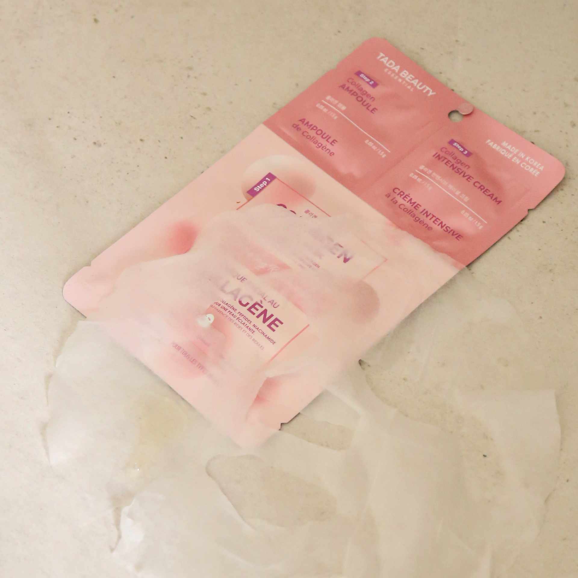 3-Step Collagen Facial Mask (5pk)