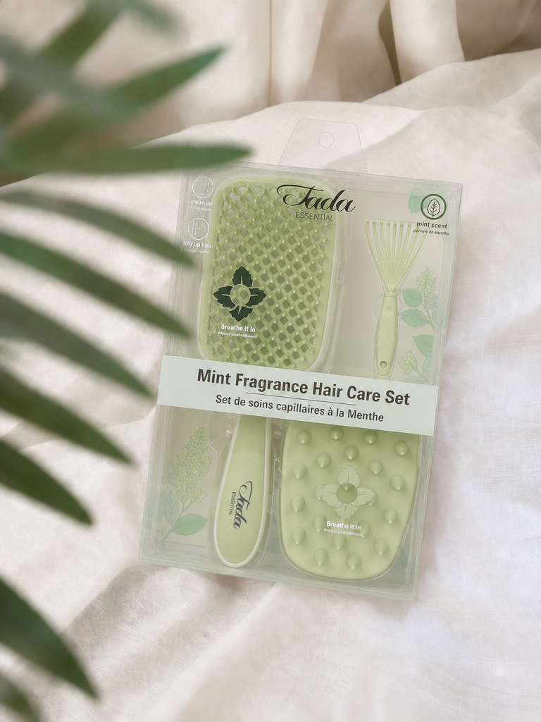 Mint Fragrance Hair Care Set (Green)