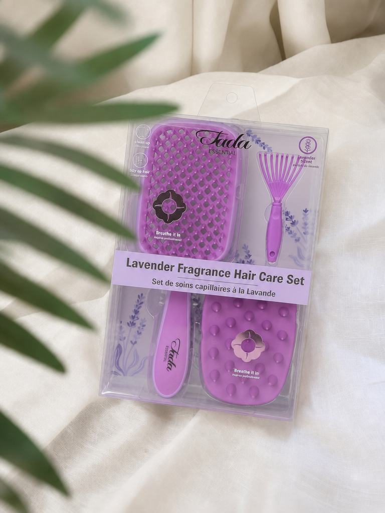 Lavender Fragrance Hair Care Set (Purple)